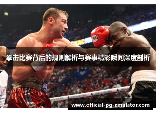 拳击比赛背后的规则解析与赛事精彩瞬间深度剖析